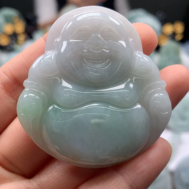 翡翠未镶嵌颈饰大佛福利有棉感福利