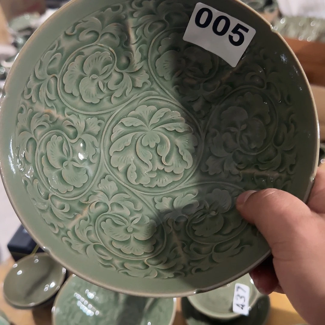 耀州窑手工碗瑕疵不保破损不退换