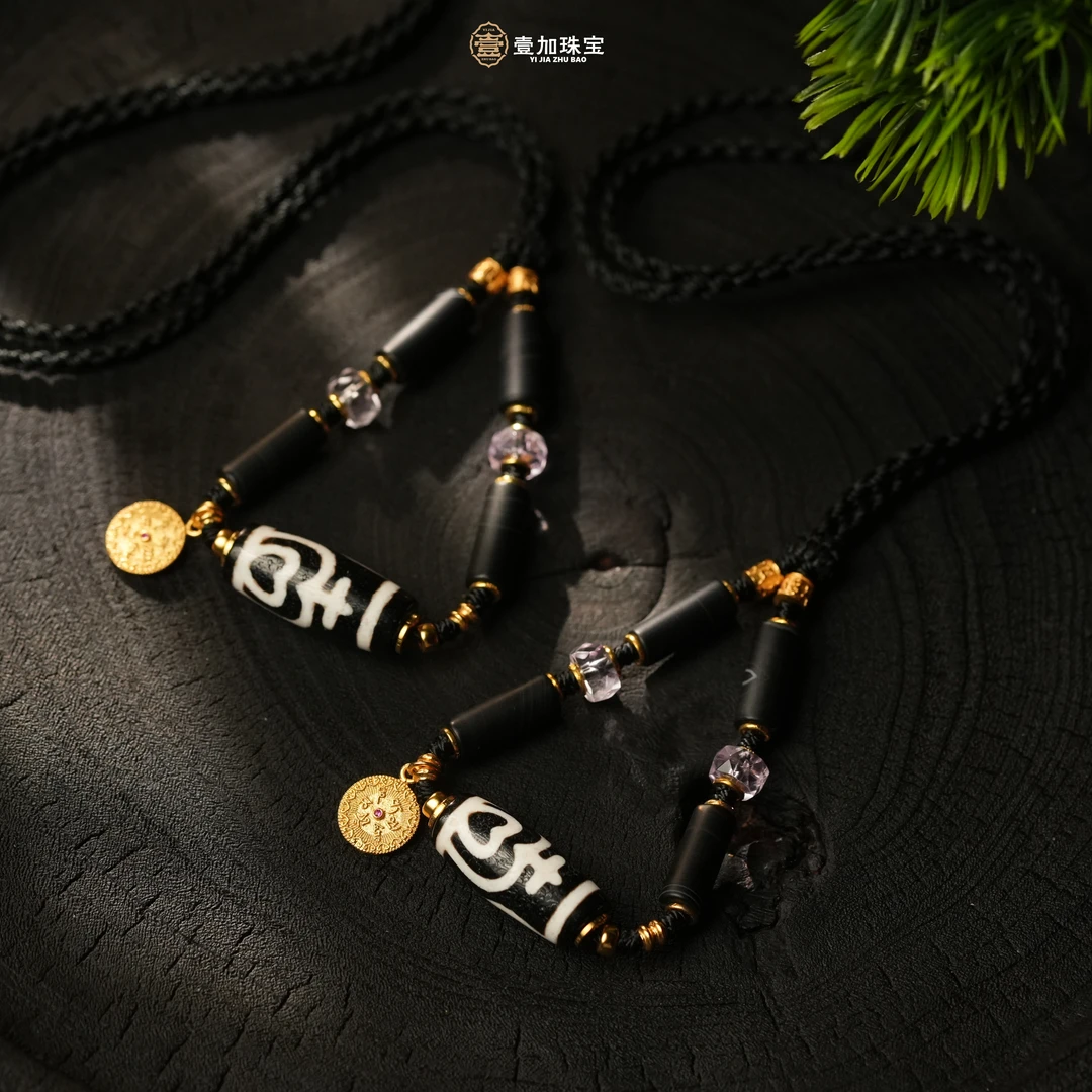 壹加师姐|手工设计横版宝瓶玛瑙项链多样性发一1640j