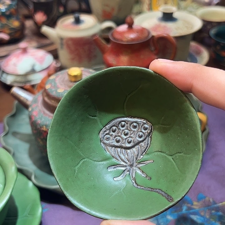 瓷器仙境复古茶器美