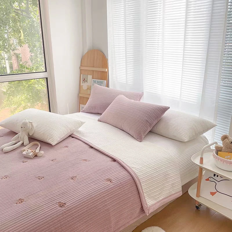 【飒姐推荐】牛奶绒床盖冬季加厚（单件床盖）