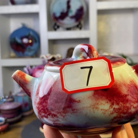 音***奏瓷片禹州神后钧瓷原产地~