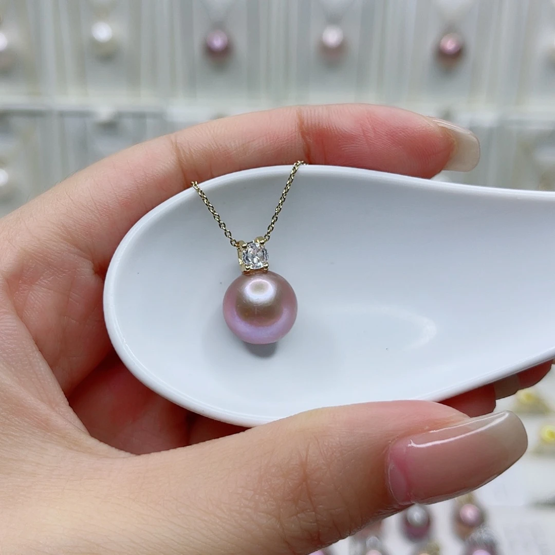 淡水珍珠未镶嵌吊坠(赠链)