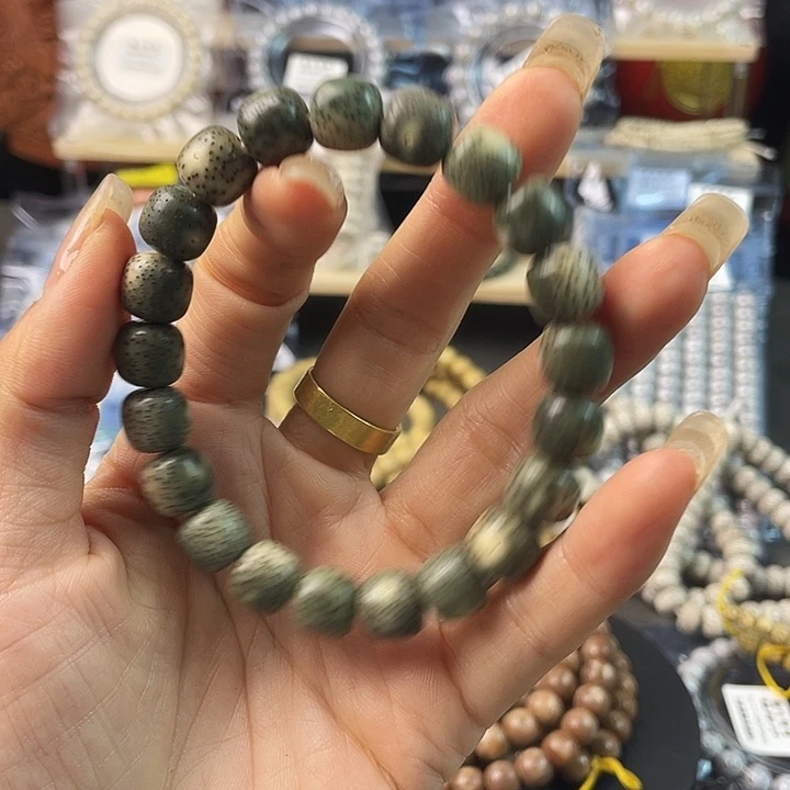 星月菩提吊坠張*泩手串