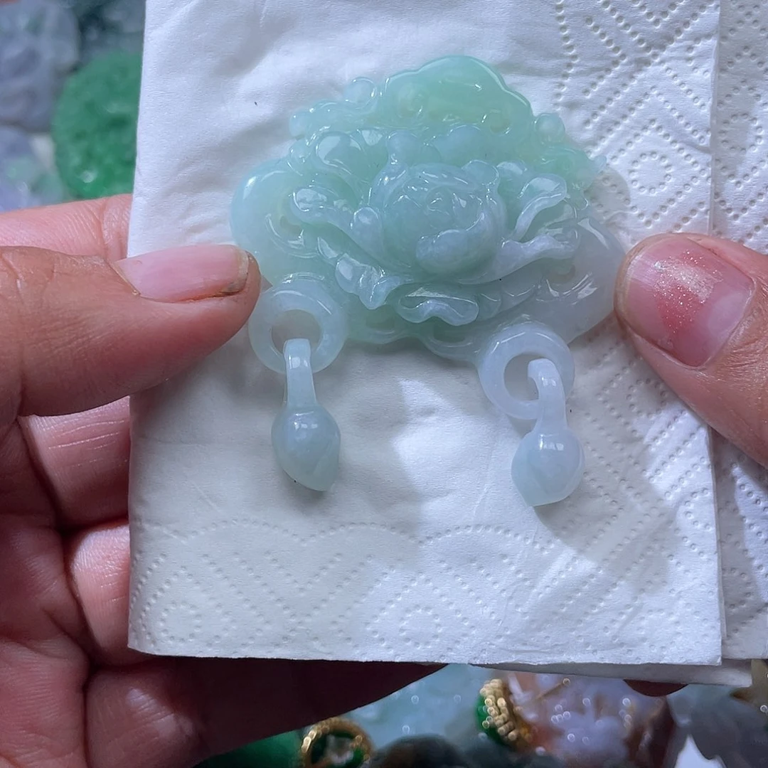 颈饰未镶嵌翡翠翡玉缘翡翠