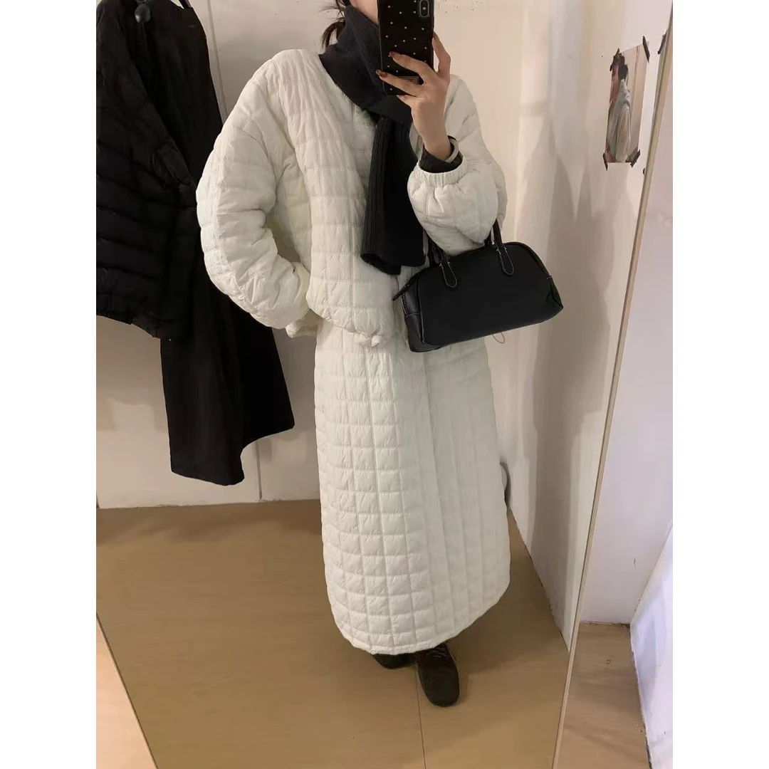 XINXIN-搭包容性强保暖棉服外套(配围巾)(单独上衣可做外套)a817