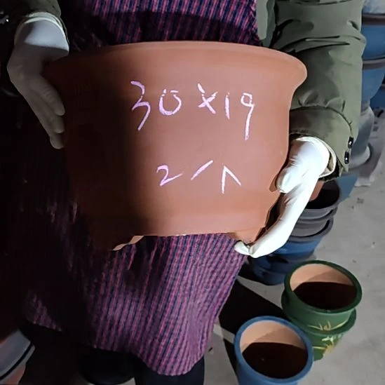 宜兴紫砂花盆清清楚了吗