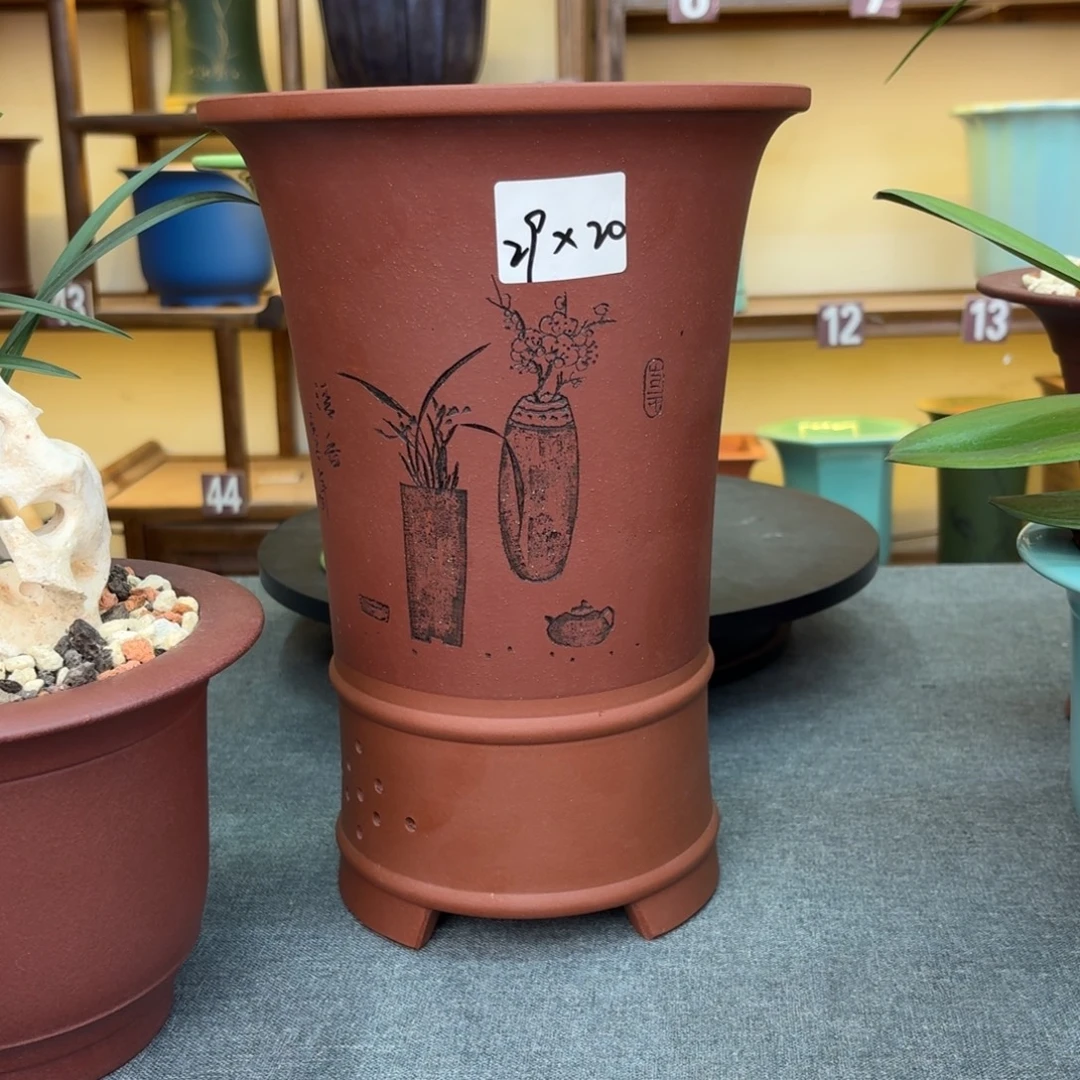 紫砂花盆紫砂6488466464849