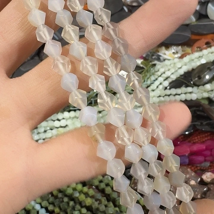 玛瑙/玉髓合金珠宝半成品30号一条