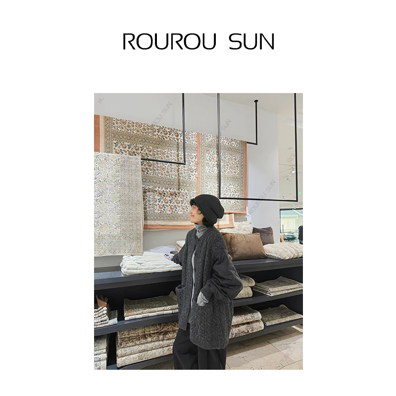 21501早秋款女装韩版慵懒风宽松针织拼接外套女设计感小众