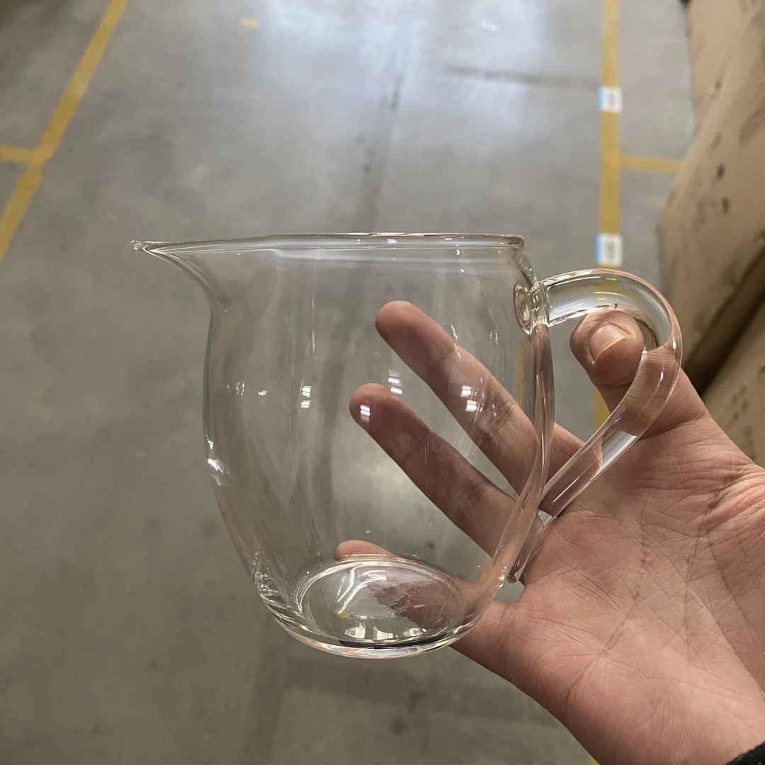 ［清仓］微瑕鹰嘴玻璃杯公道杯