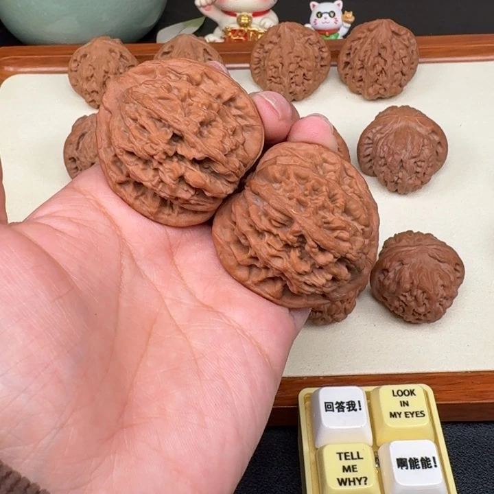 把件文玩核桃全品虎头42