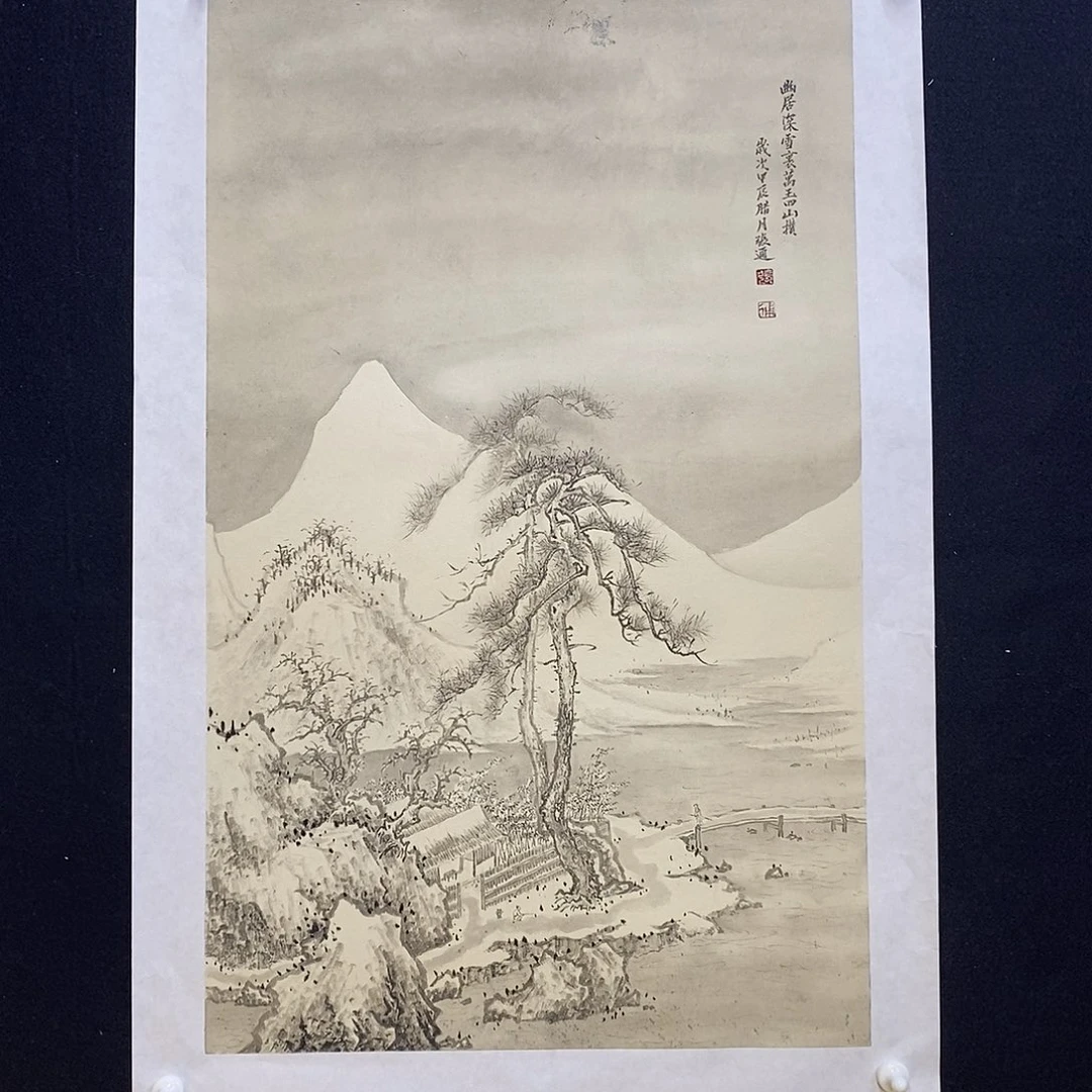 国画手绘国画，仿古山水精品