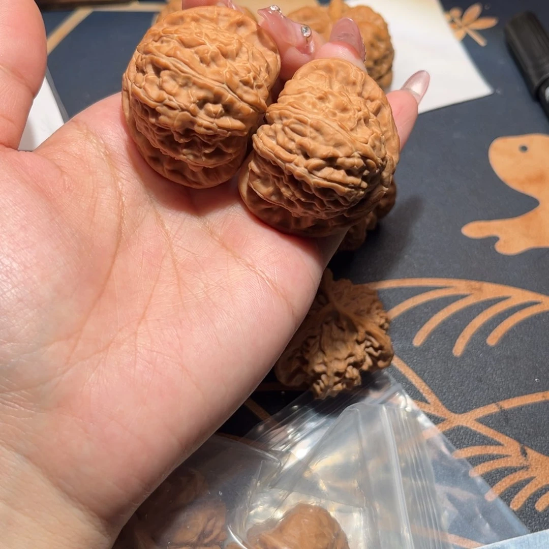 文玩核桃吊坠43全品白狮子