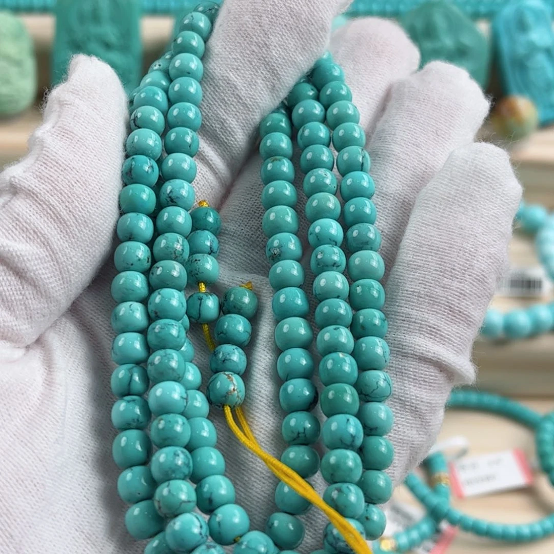 未镶嵌绿松石尺寸6.1mm