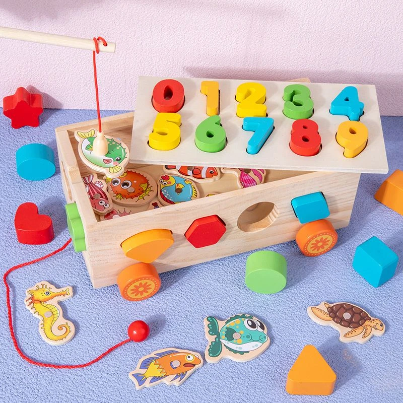 西藏新疆包邮宝宝积木拼装玩具益智力动脑儿童早教数字形状配对1-