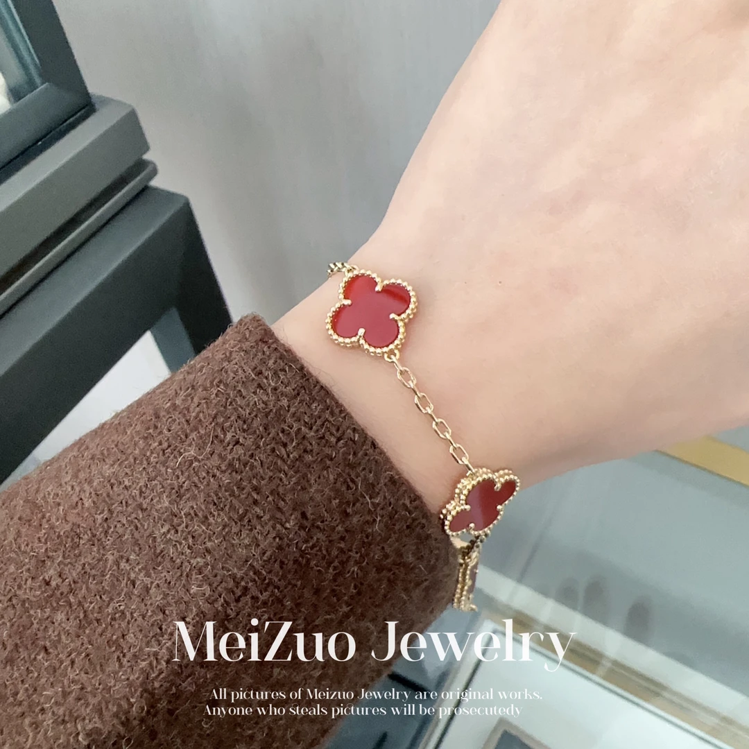 MeiZuo【红五花手链】18k黄金手链【直播间福利版】