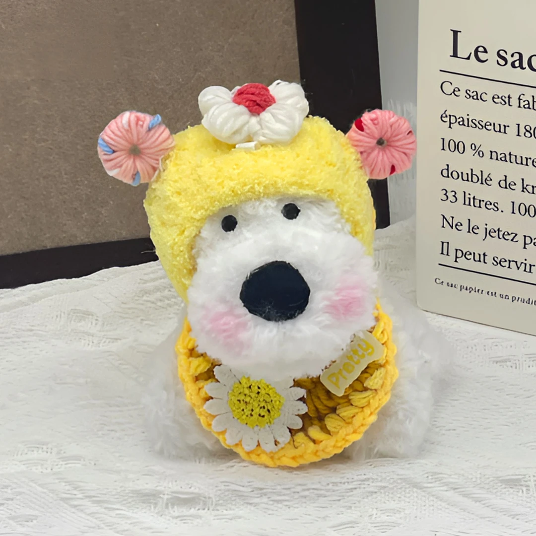 【500-600】  手工DIY西高地毛绒，狗狗挂件/手机挂/车挂/包挂/摆件