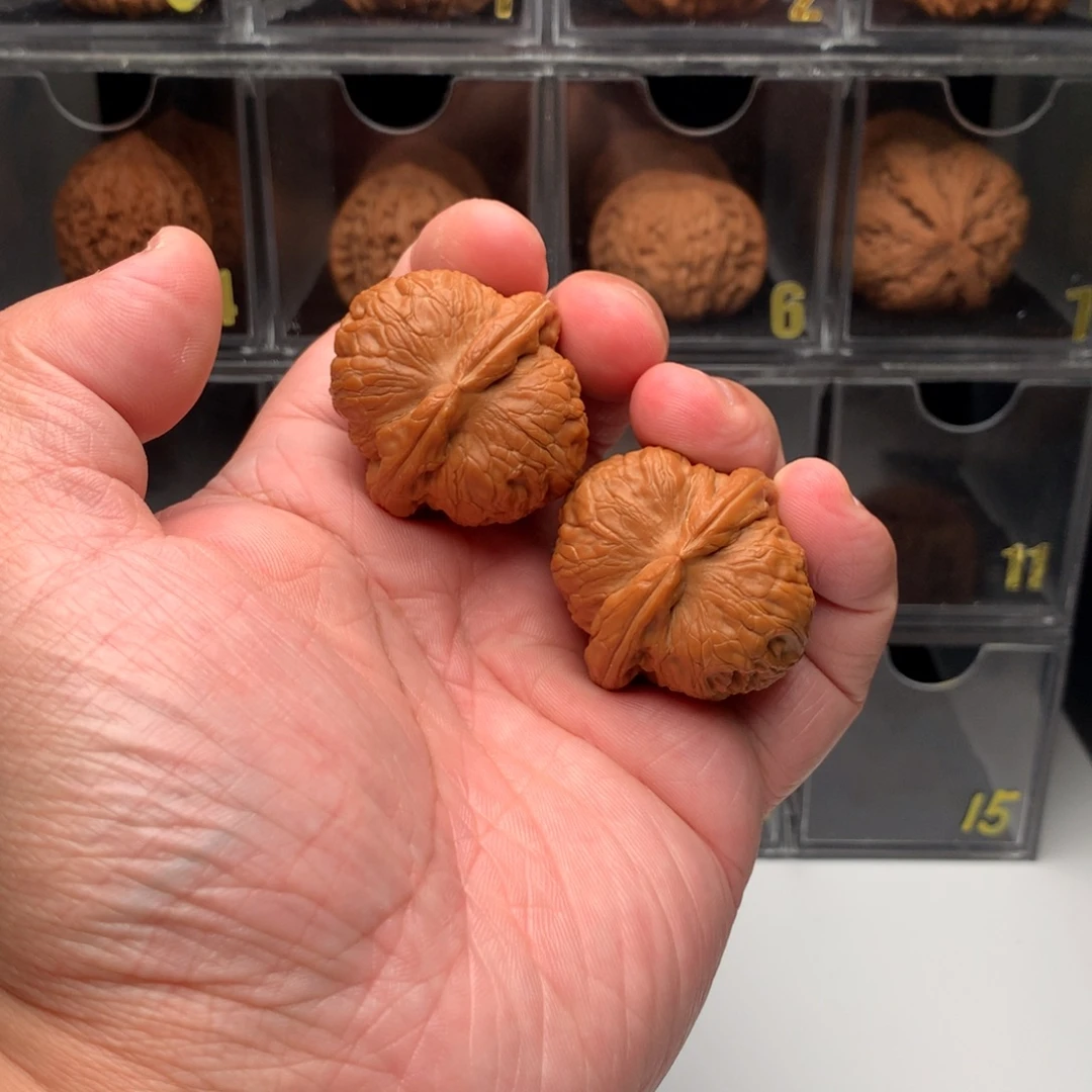 呜***天桃核吊坠文玩核桃123456