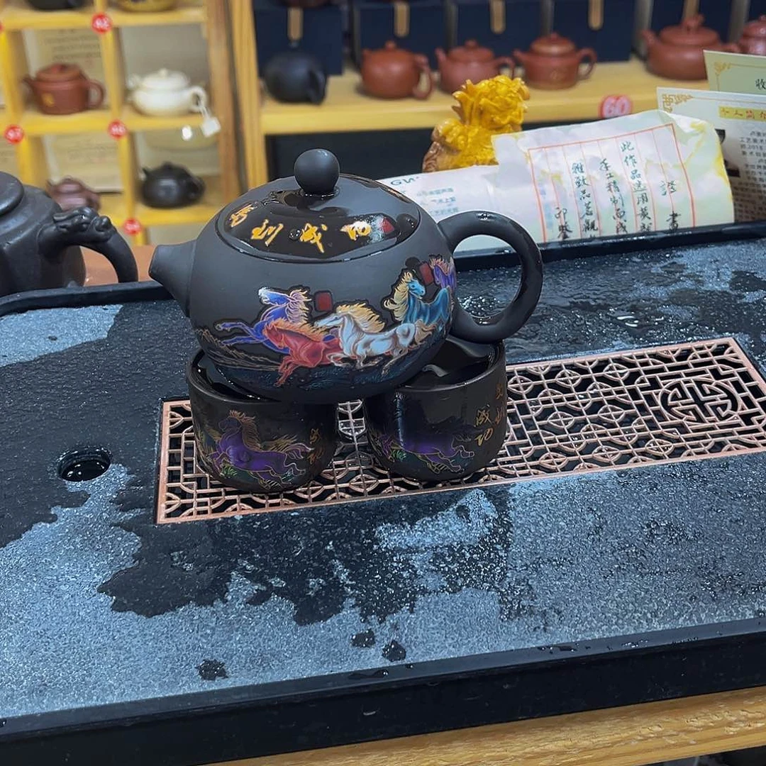 紫砂茶案紫砂壶250cc