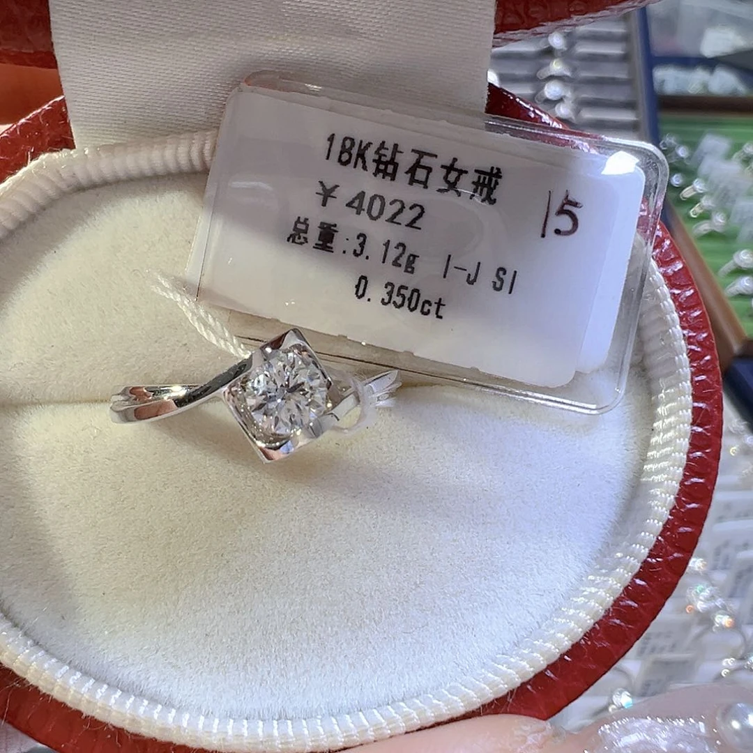 *****戒指/指环18K金镶嵌钻石