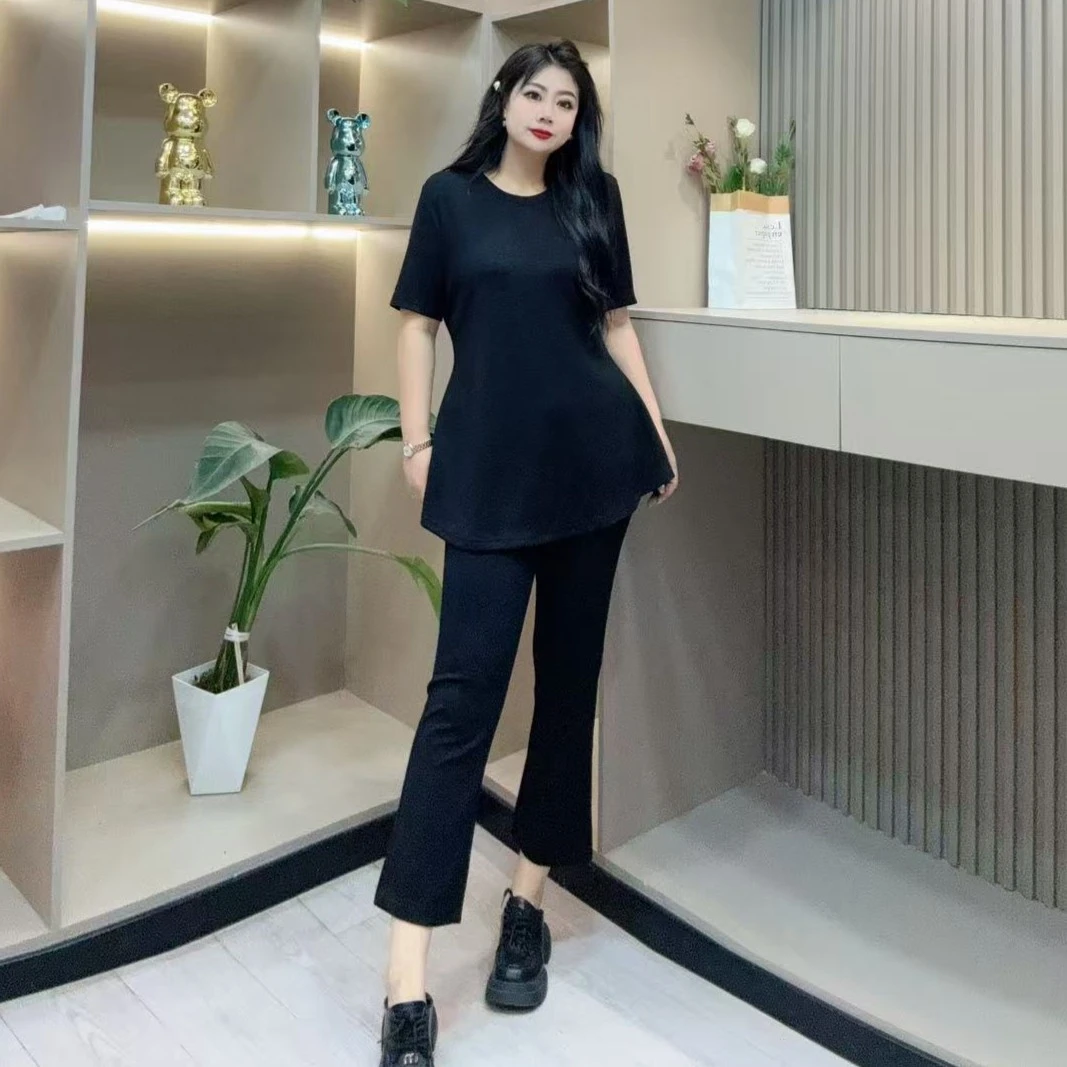 夏季两件套-千 25350 时尚气质潮流爆款显瘦百搭胖MM大码女装新款