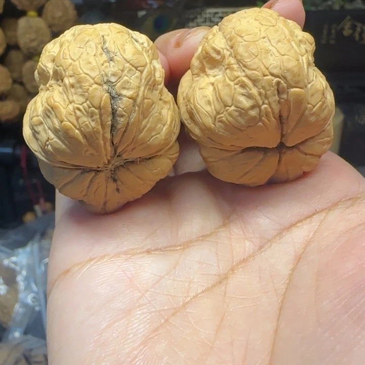 兰***青吊坠文玩核桃聚宝蟾疙瘩包41