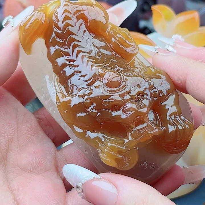 春***g玛瑙未镶嵌手饰吊坠