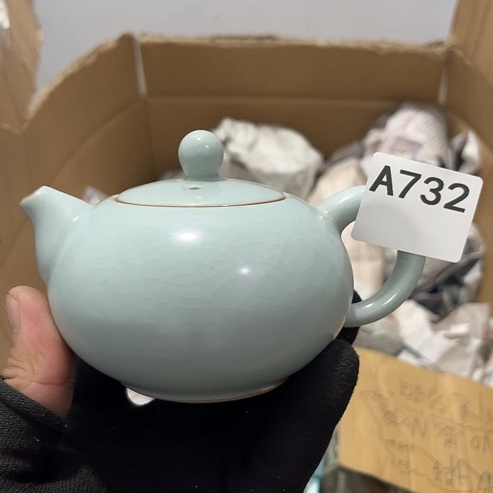 瓷片茶摆件工艺品摆件666