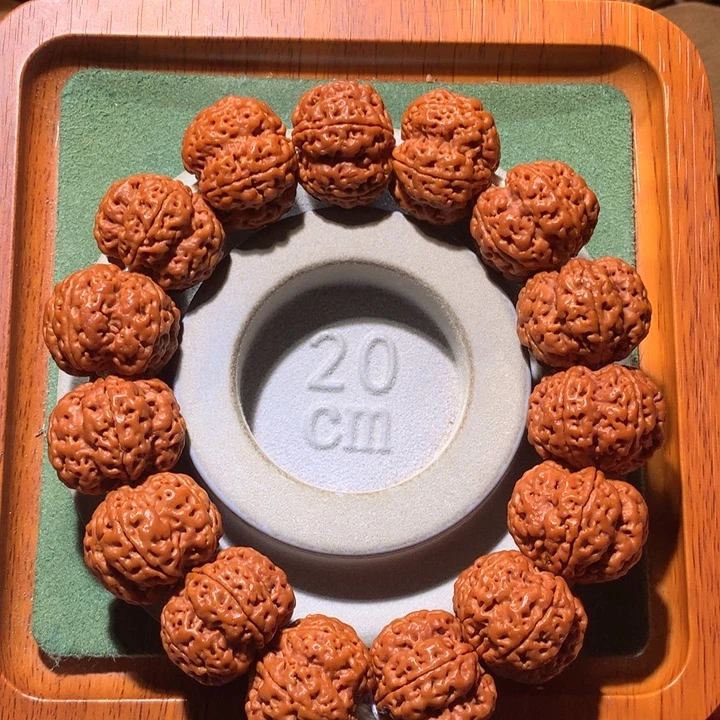 手串金刚菩提23+定制款麒麟梅花