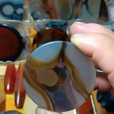 玛瑙/玉髓合金颈饰