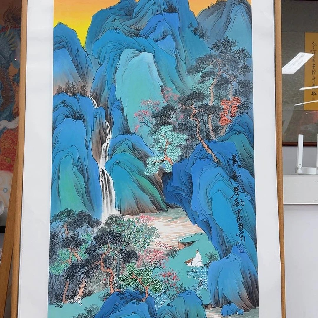 国画多次参加国内外大型