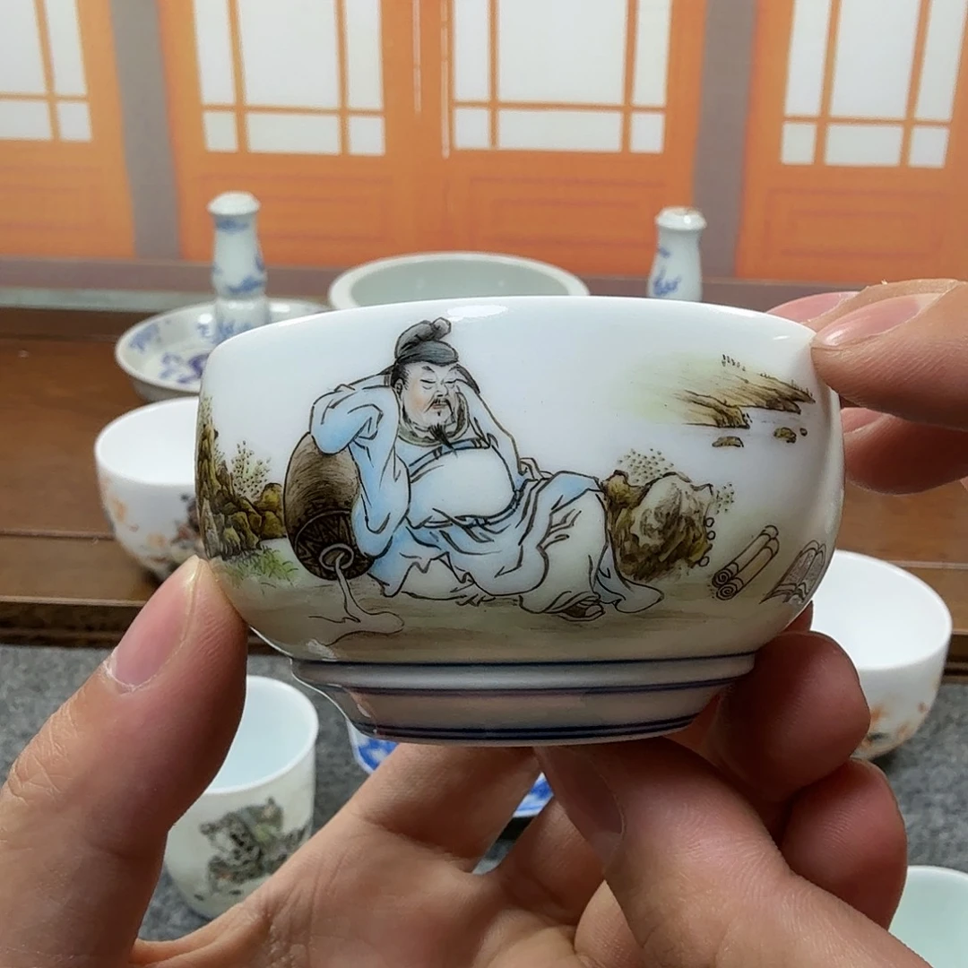 战*全手工全手绘陶瓷