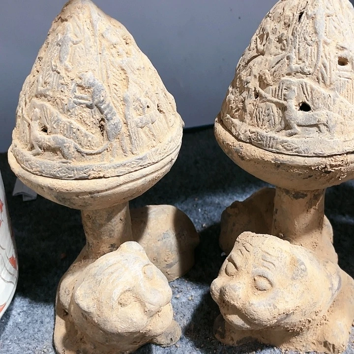 瓦当摆件摆件茶桌茶台陶瓷华*?