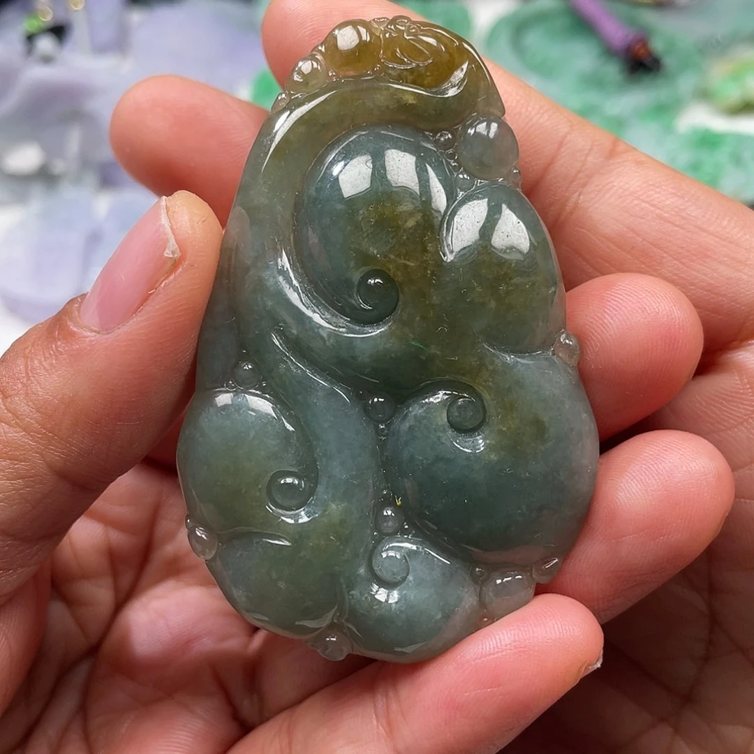 颈饰未镶嵌翡翠翡玉缘翡翠