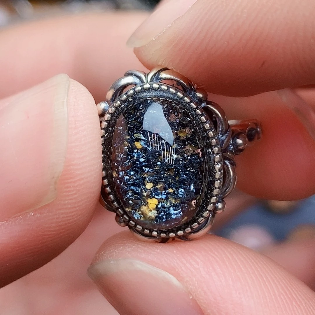 水晶戒指银S925镶嵌1111111111