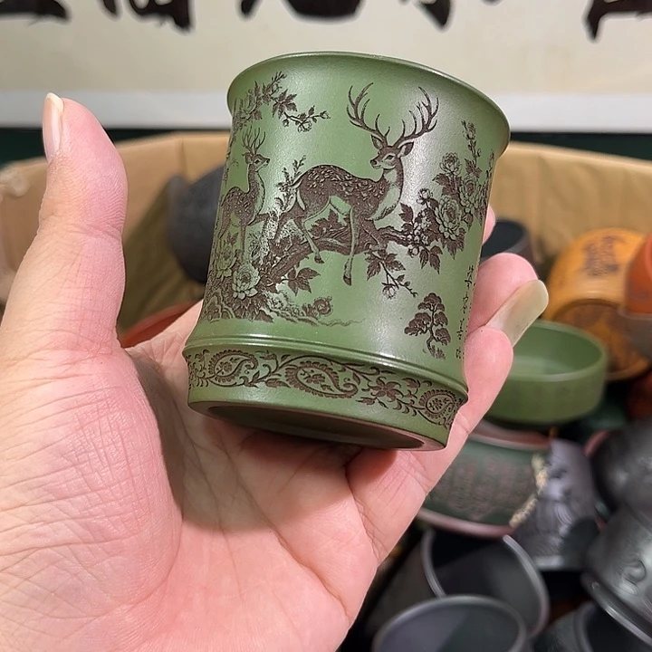 茶杯紫砂全手工紫砂主人杯