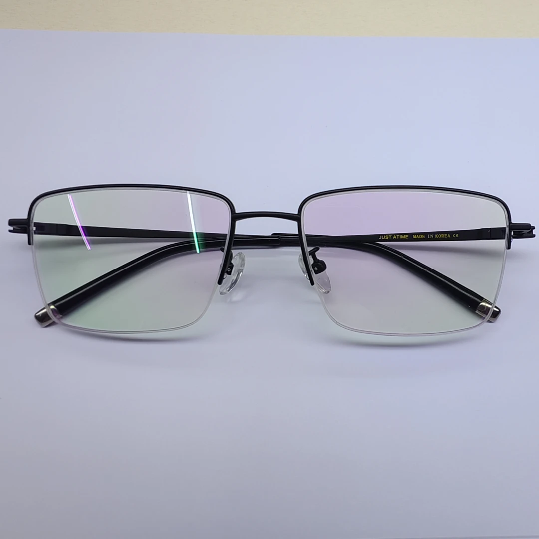 1122半框中框框纯钛超轻眼镜