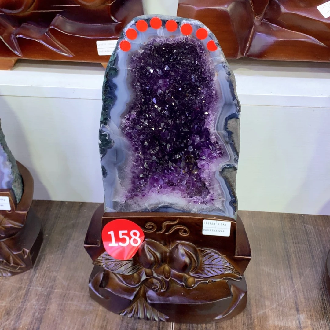 紫晶大型摆件（非配饰）未镶嵌