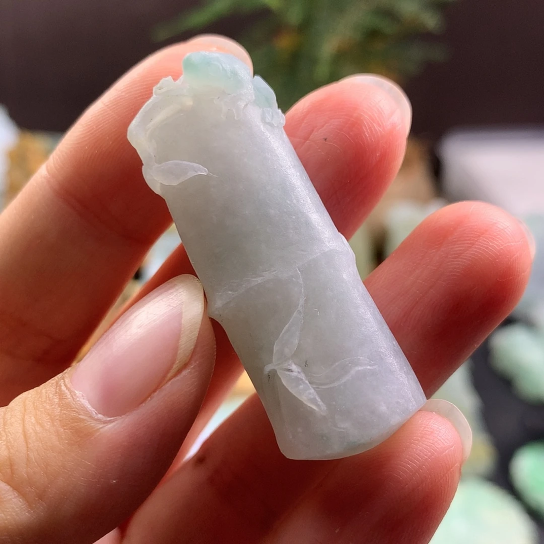 未镶嵌定制翡翠竹