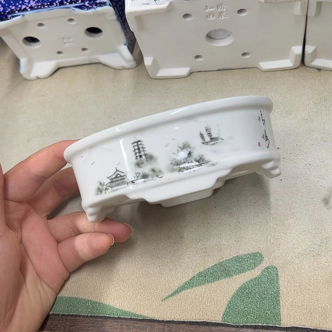 紫砂花盆100号瑕疵13/10/4cn