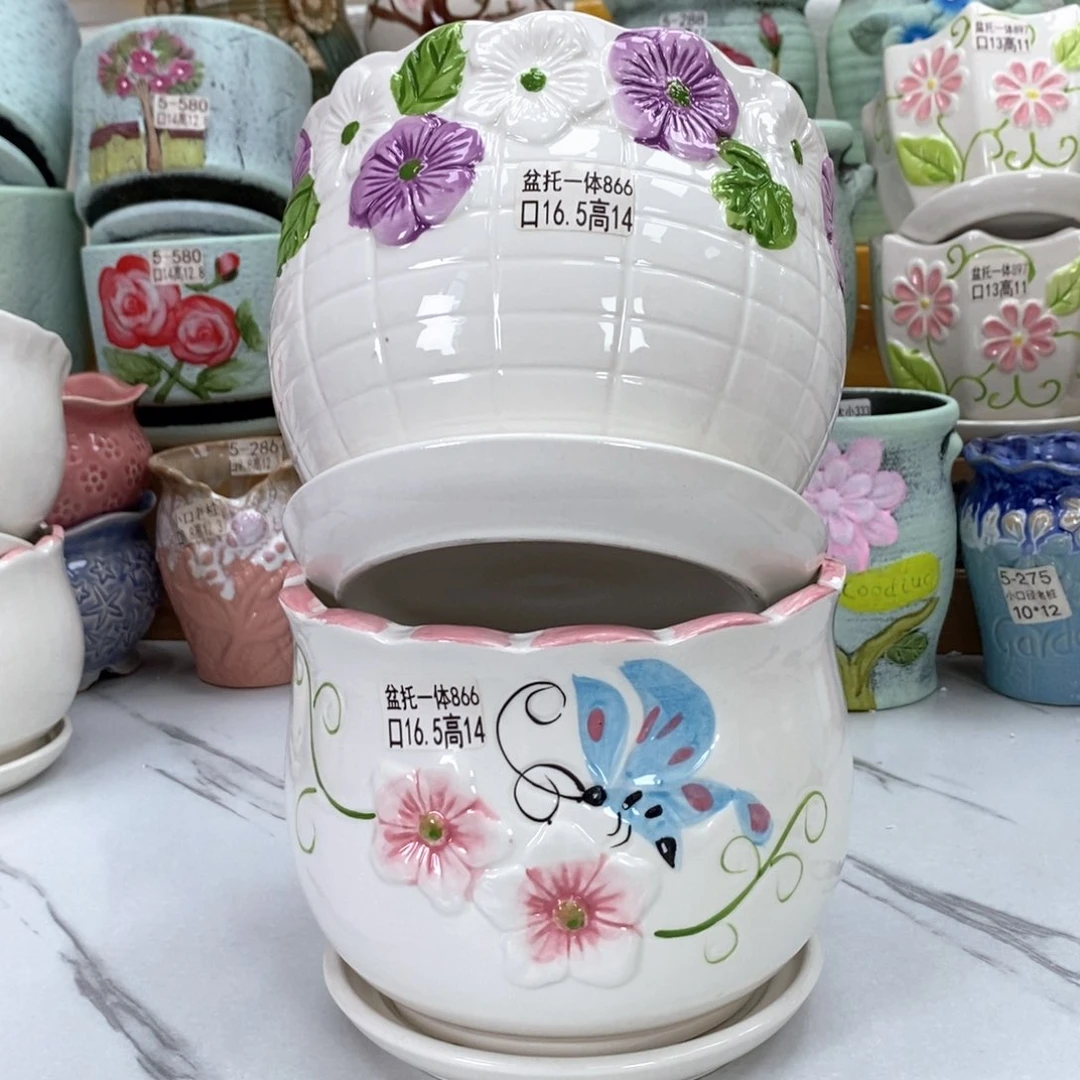 @陶瓷花盆@@5866