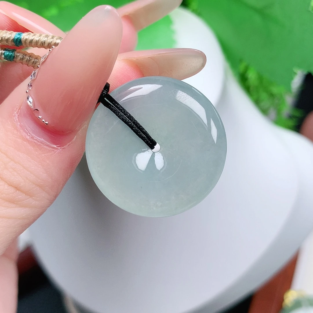 翡翠未镶嵌颈饰平安25-4.9