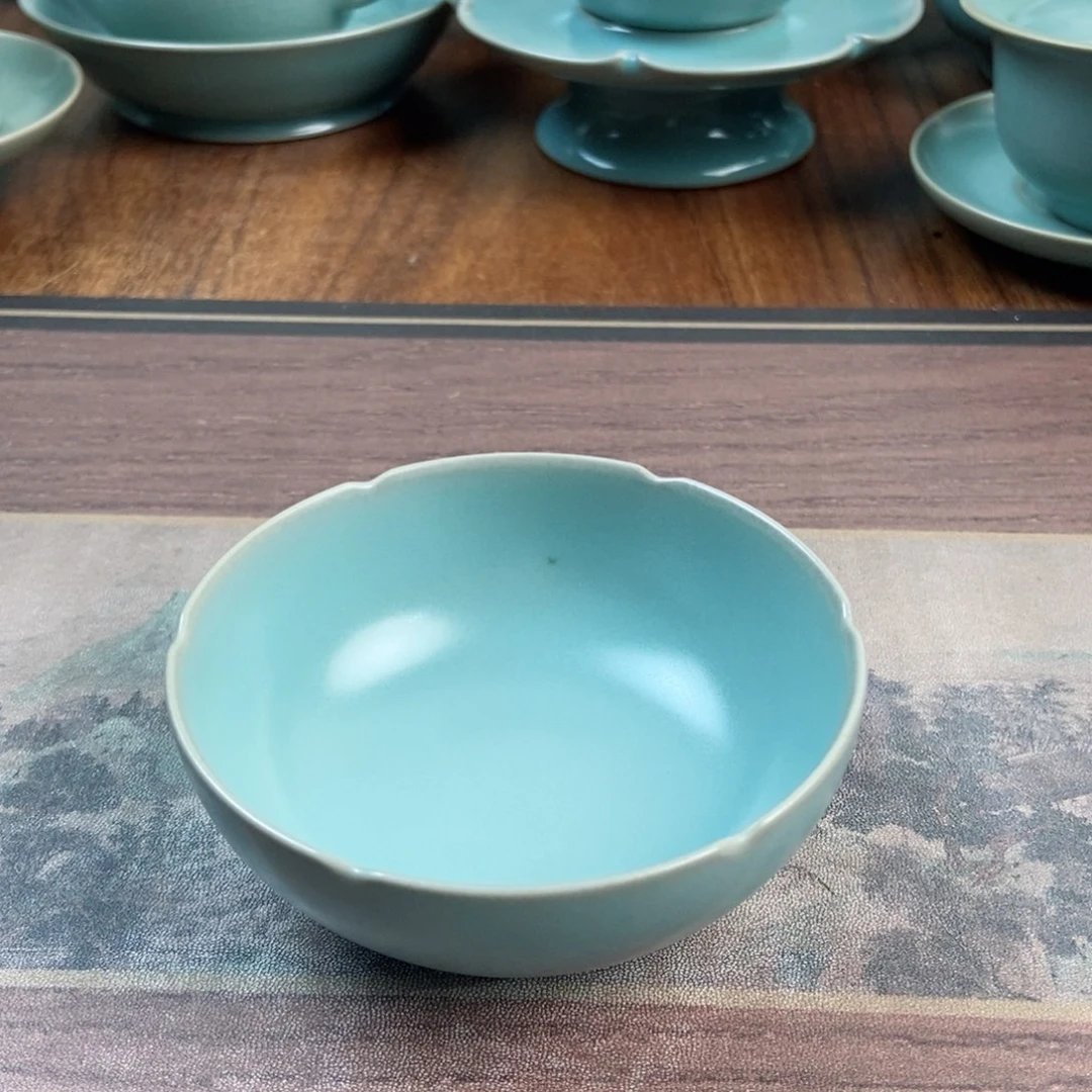 摆件原产地原矿汝瓷～茶器