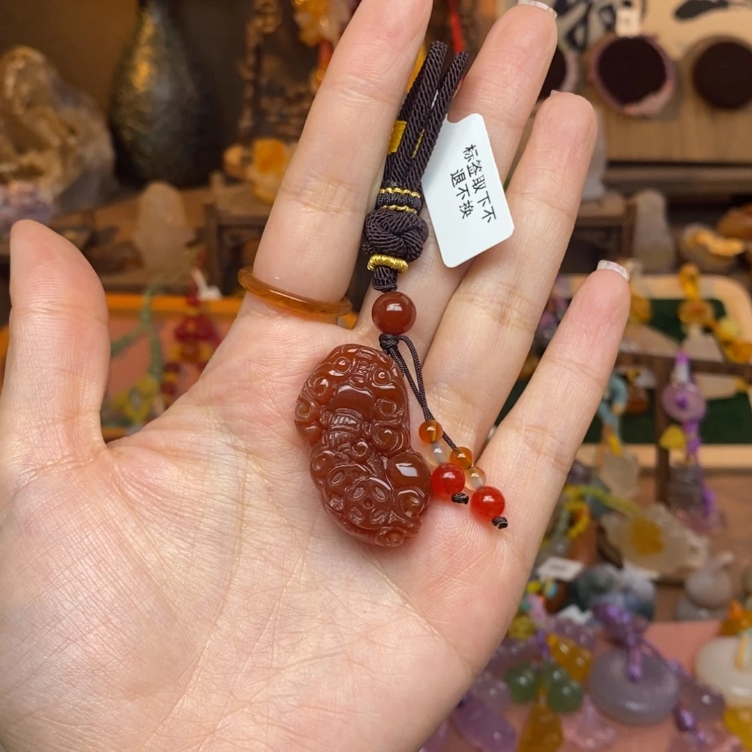 玛瑙/玉髓未镶嵌车挂