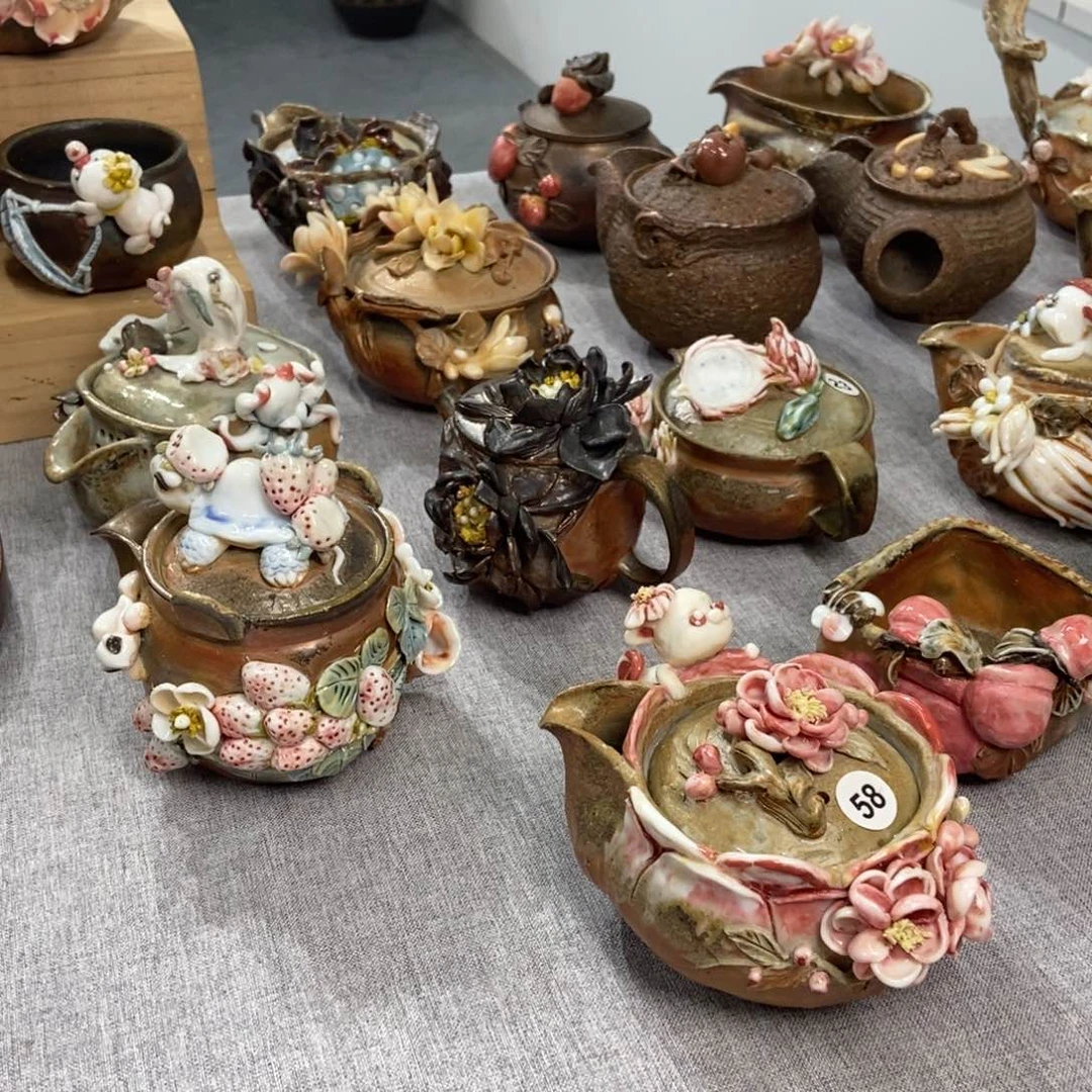 纯手工纯柴烧精品茶具