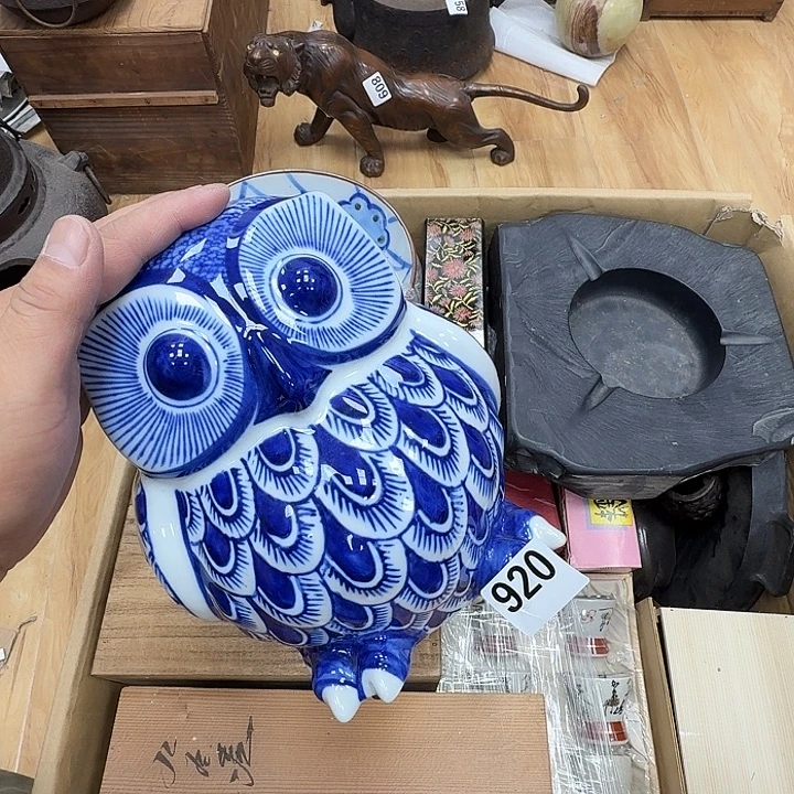 瓷片工艺品摆件瓷器摆件正能量