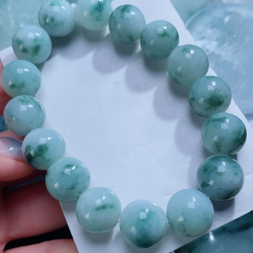 定制翡翠未镶嵌毛货付款后确认抛光