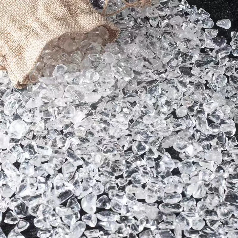 天然白水晶碎石消磁碎石200克