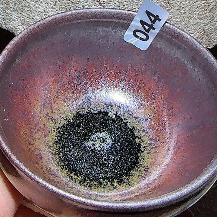 茶盏琢泥窑柴烧开窑